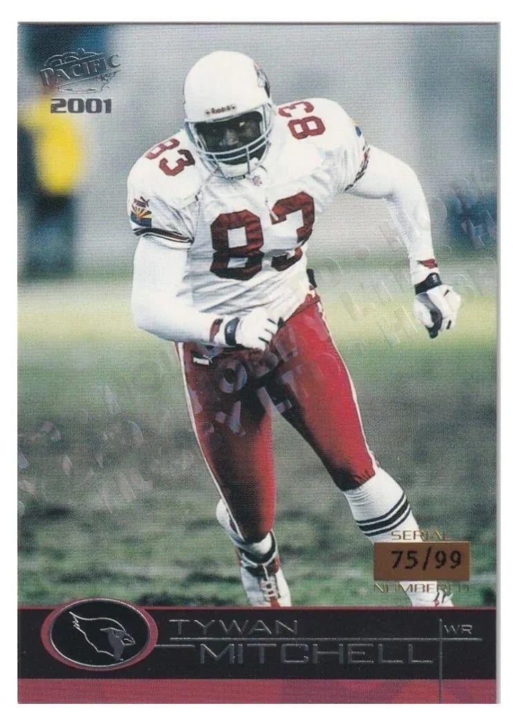 2001 Pacific Tywan Mitchell #9 card