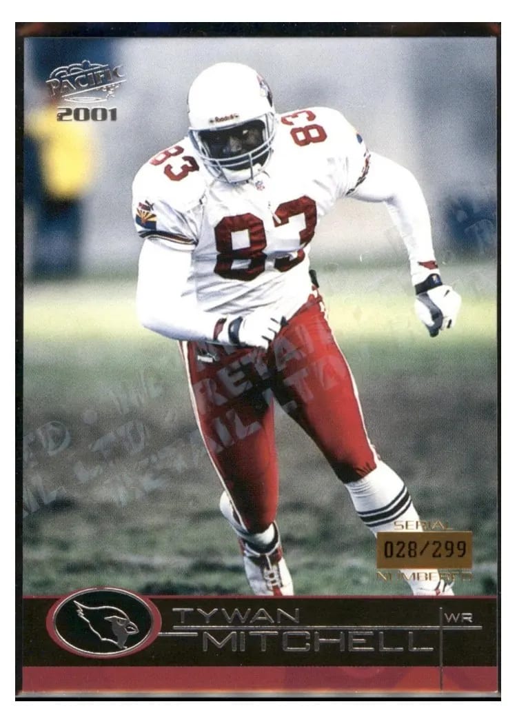 2001 Pacific Tywan Mitchell #9 card