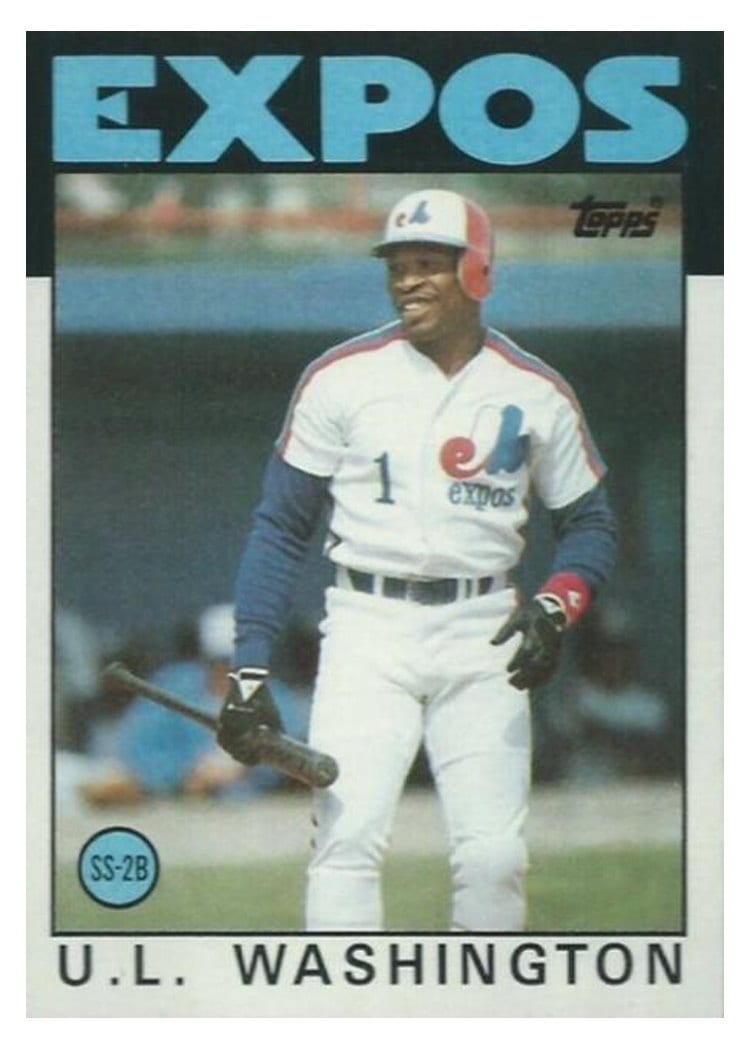 1986 Topps U. L. Washington #113 card