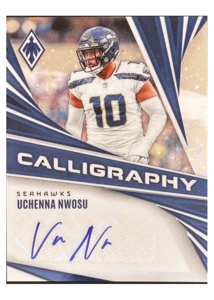 2024 Panini Phoenix Calligraphy Uchenna Nwosu #C-UNU card