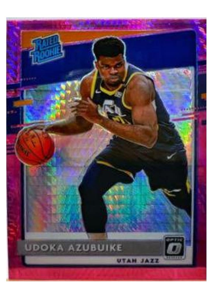 2020-21 Donruss Optic Base Set Udoka Azubuike Hyper Pink #177 card