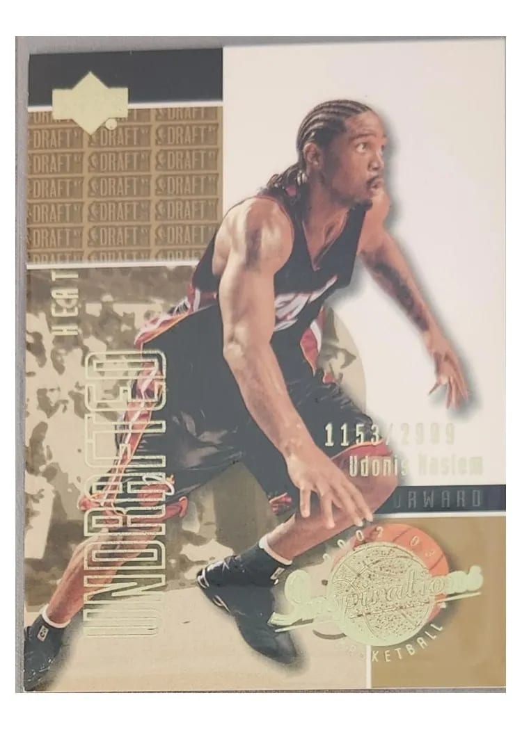 2002 Upper Deck Inspirations Udonis Haslem #180 card