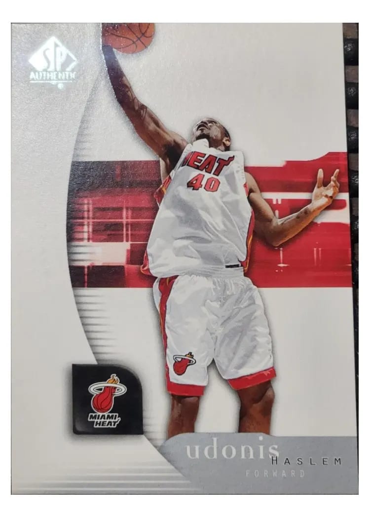 2005 SP Authentic Udonis Haslem #43 card
