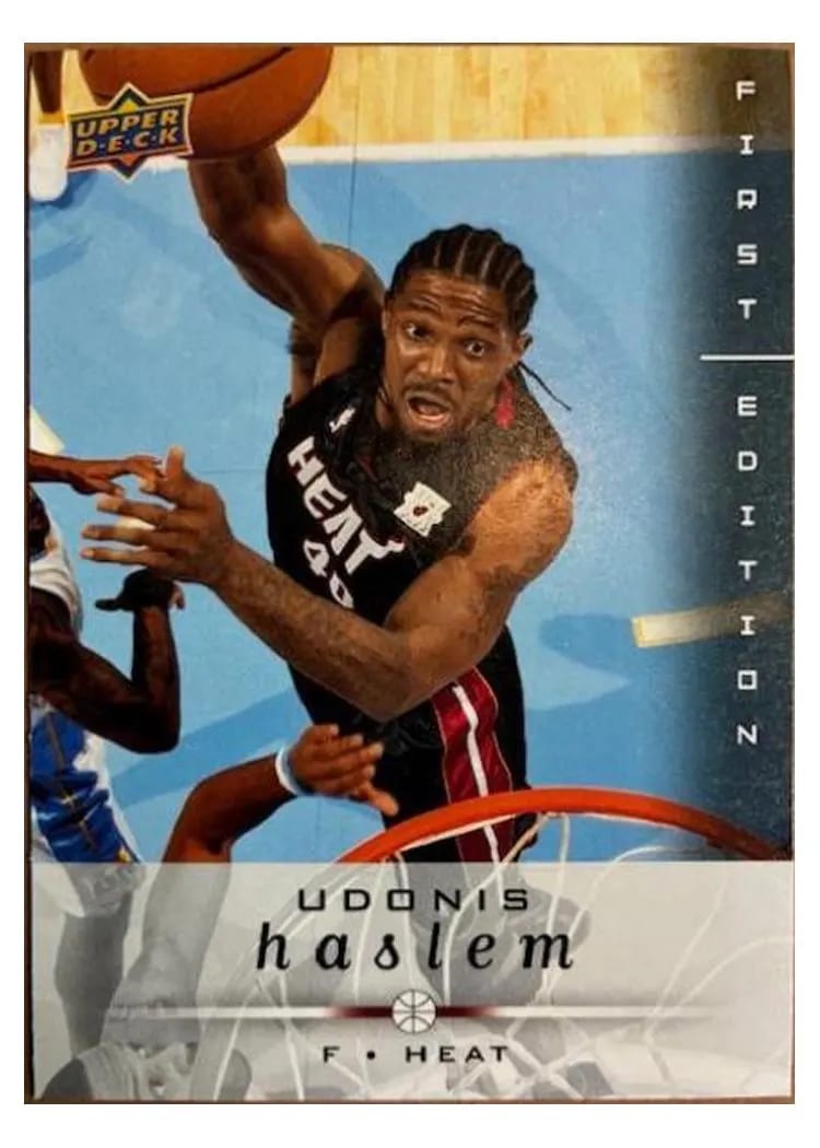 2008 Upper Deck First Edition Udonis Haslem #99 card