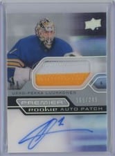 2021-22 Upper Deck Premier Acetate Rookie Autograph Patch Ukko-Pekka Luukkonen #AR-UL