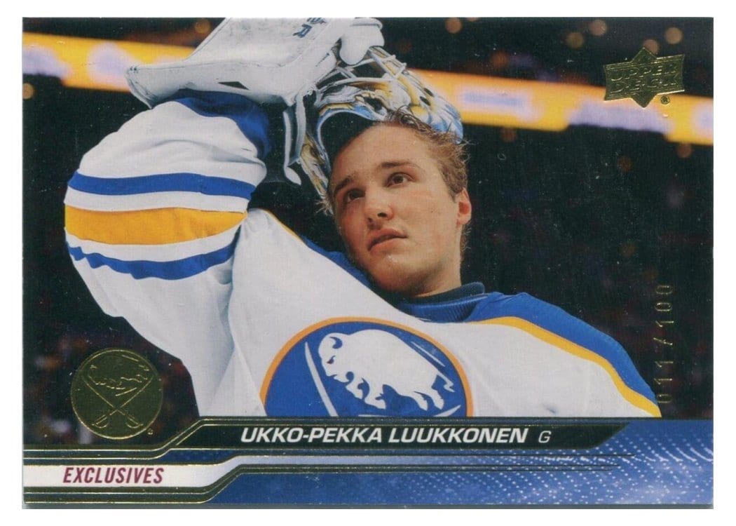 2023-24 Upper Deck Base Set Ukko-Pekka Luukkonen #23 card