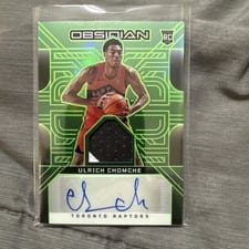 2024-25 Panini Obsidian Rookie Jersey Ink Ulrich Chomche #RJI-ULR card