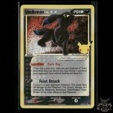 2021 Celebrations: Classic Collection Umbreon ★ #17 card