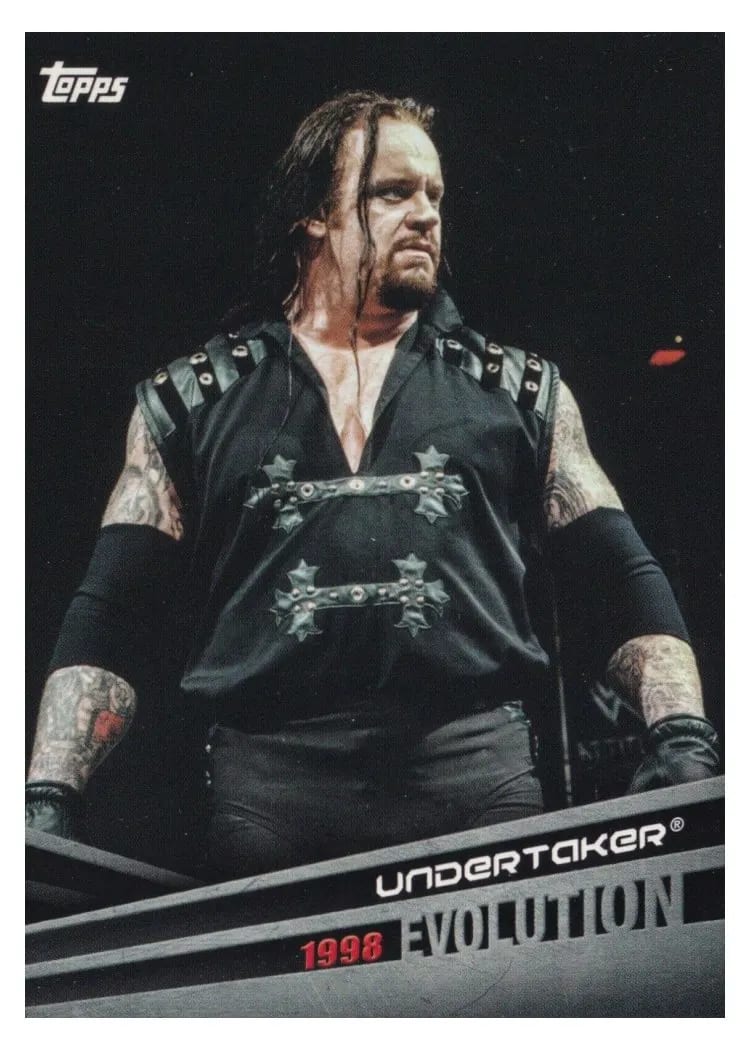2018 Topps WWE Evolution Undertaker #E-47 card