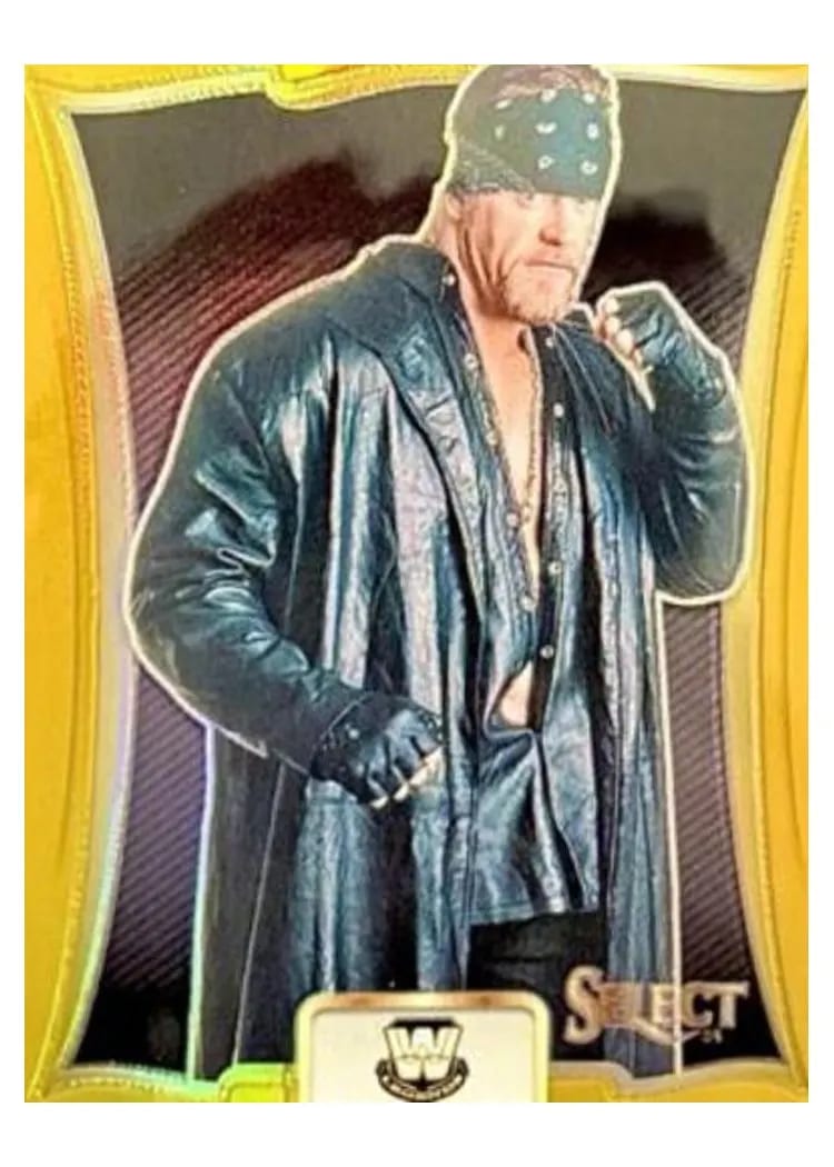 2024 Panini Select WWE Throwback Undertaker #22 card
