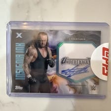 2025 Topps Exalted WWE Wrestling Insignia Ink Undertaker #INI-UTR card