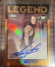 2026 Topps Chrome WWE 1986 Topps Autographs Undertaker #86T-UT card