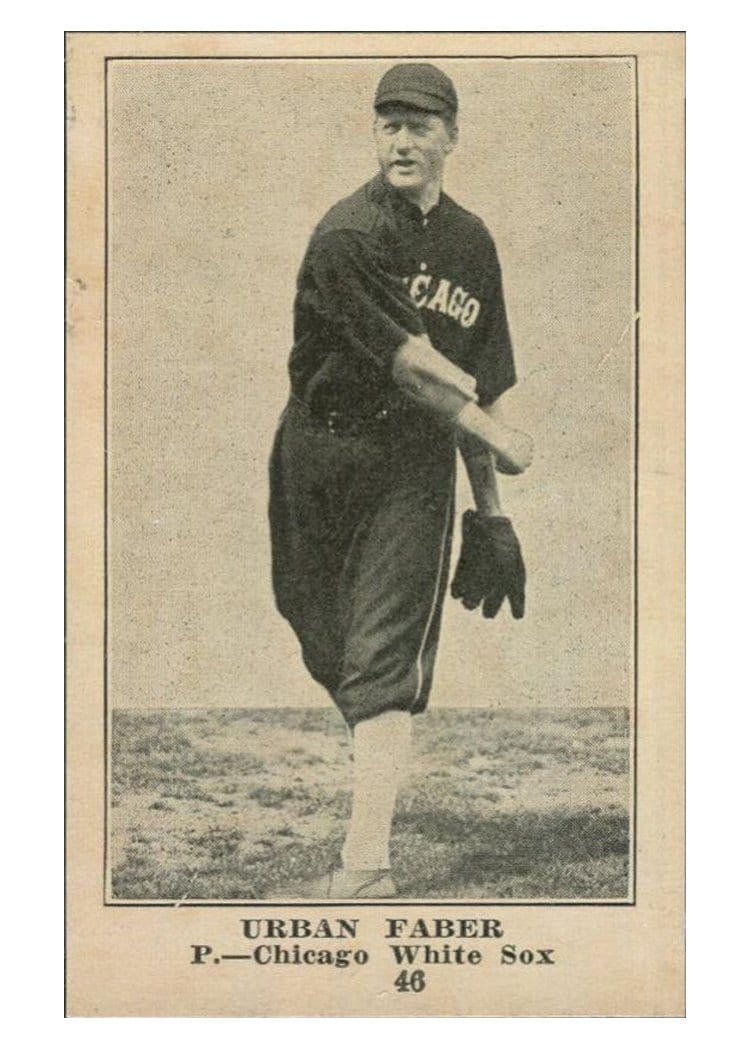 1917 Boston Store Urban Faber #46 card