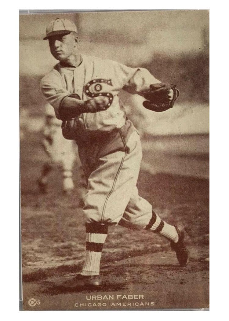 1922 Eastern Exhibit Urban Faber card