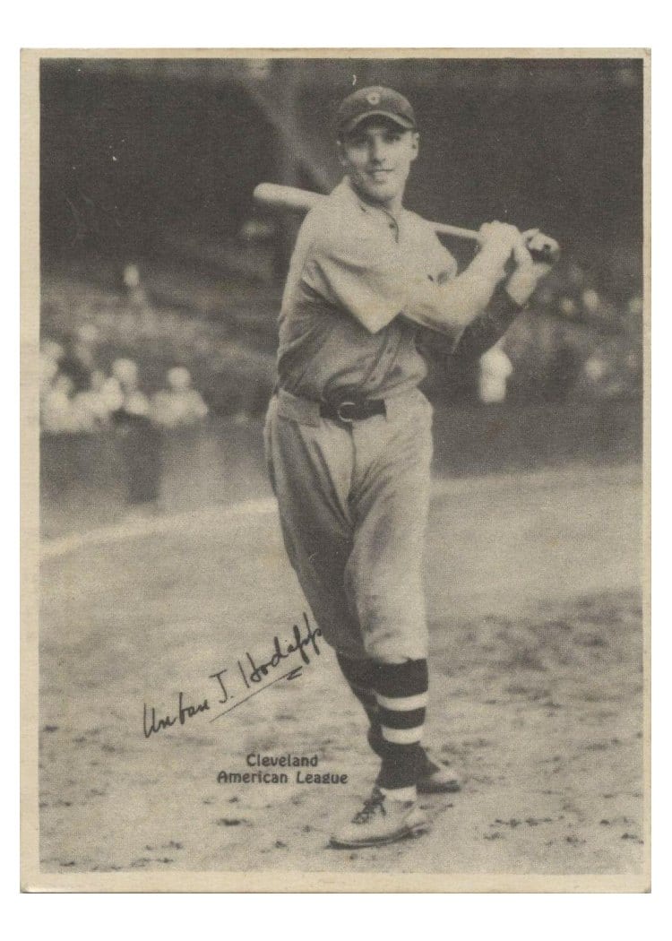 1929 R316 Kashin Publications Urban J. Hodapp card