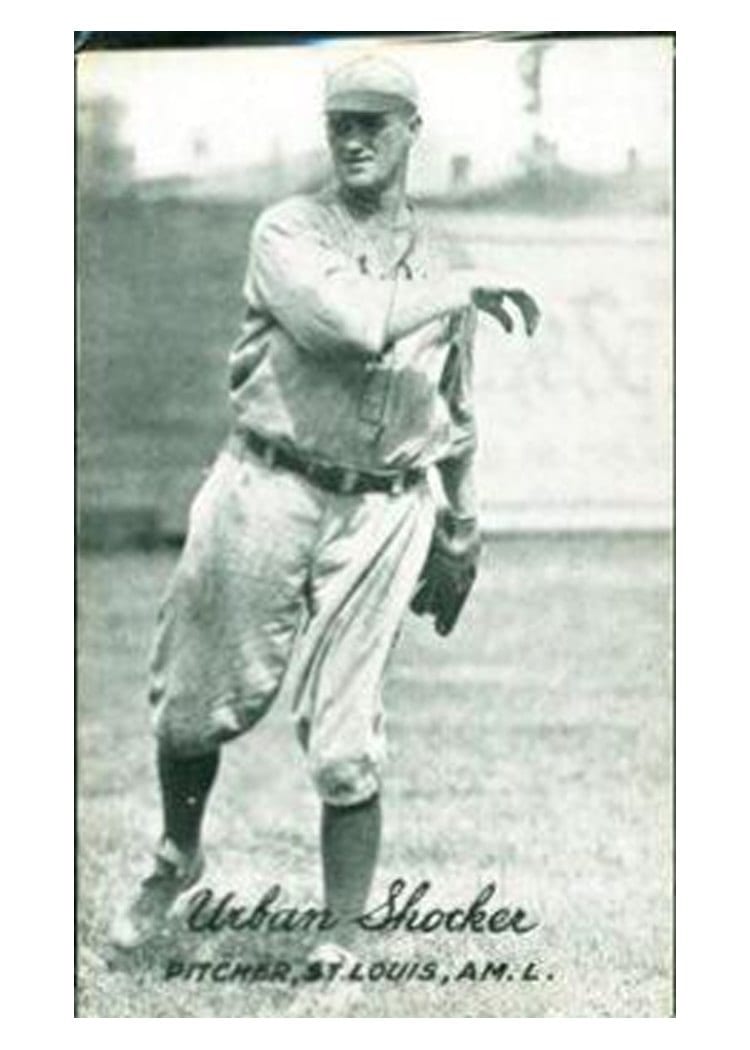 1921 Exhibits Urban Shocker card
