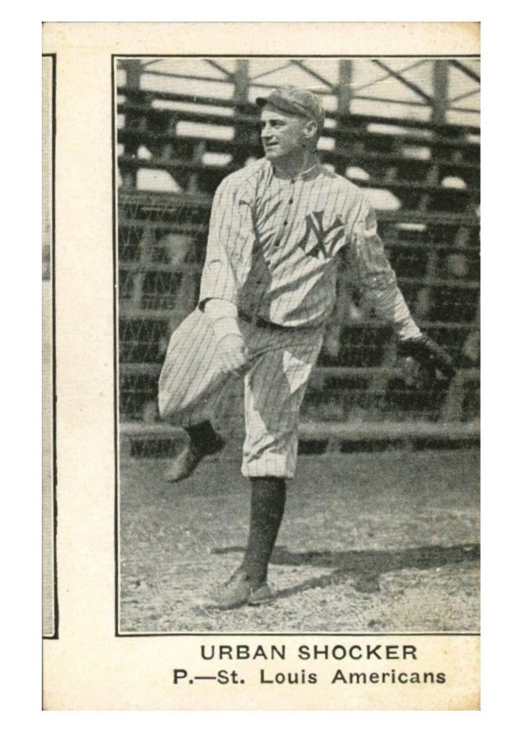 1922 E121 American Caramel Series of 120 Urban Shocker card