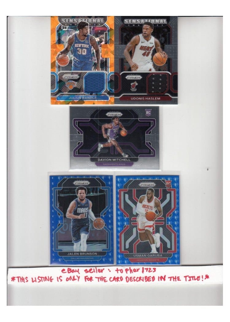 2021-22 Panini Prizm Base Set Usman Garuba #321 card