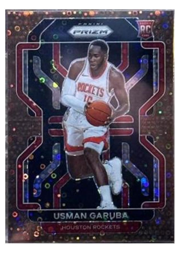 2021-22 Panini Prizm Base Set Usman Garuba Fast Break Bronze Prizm #321 card