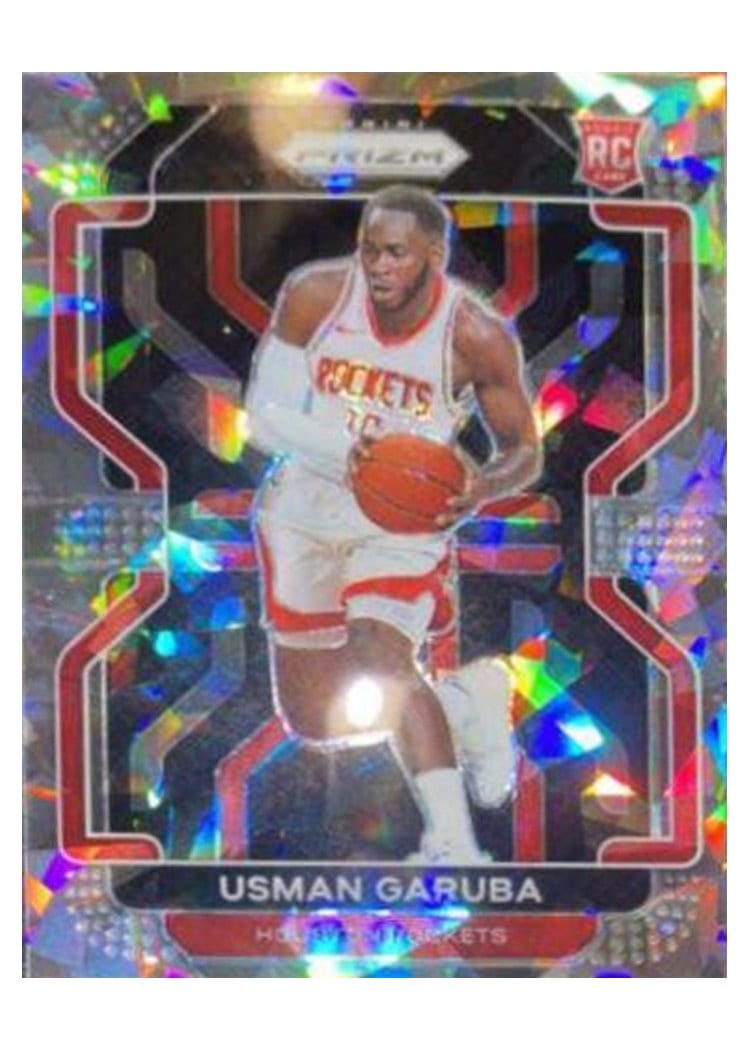 2021-22 Panini Prizm Base Set Usman Garuba Ice Prizm #321 card