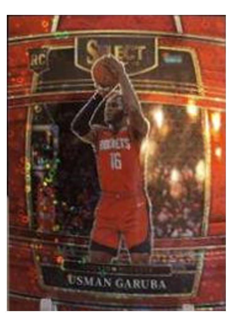 2021-22 Panini Select Base Set Usman Garuba #56 card