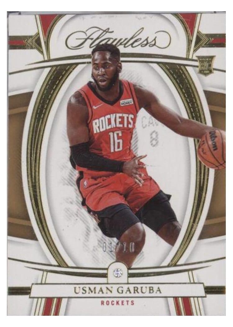 2021 Panini Flawless Usman Garuba #57 card
