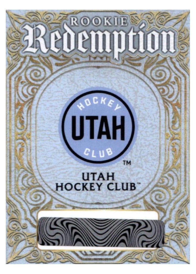 2025-26 Upper Deck Artifacts Base Rookie Redemption Utah Hockey Club #RED-228 card