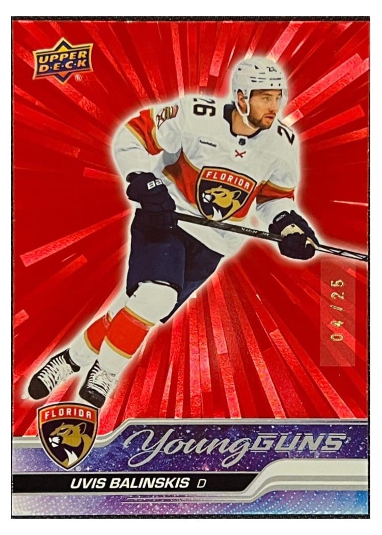 2023-24 Upper Deck Base Set Uvis Balinskis #476 card