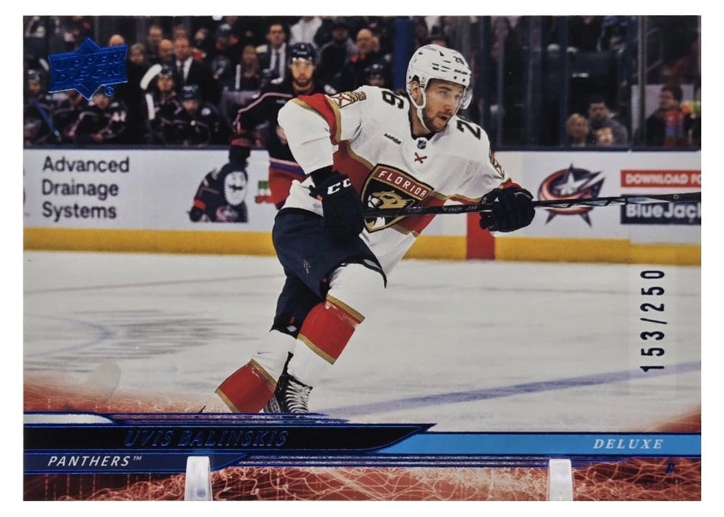 2024-25 Upper Deck Base Set Uvis Balinskis #322 card