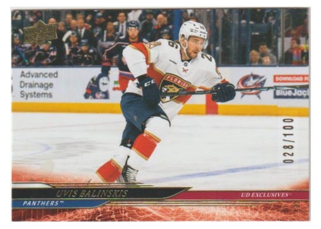 2024-25 Upper Deck Base Set Uvis Balinskis #322 card