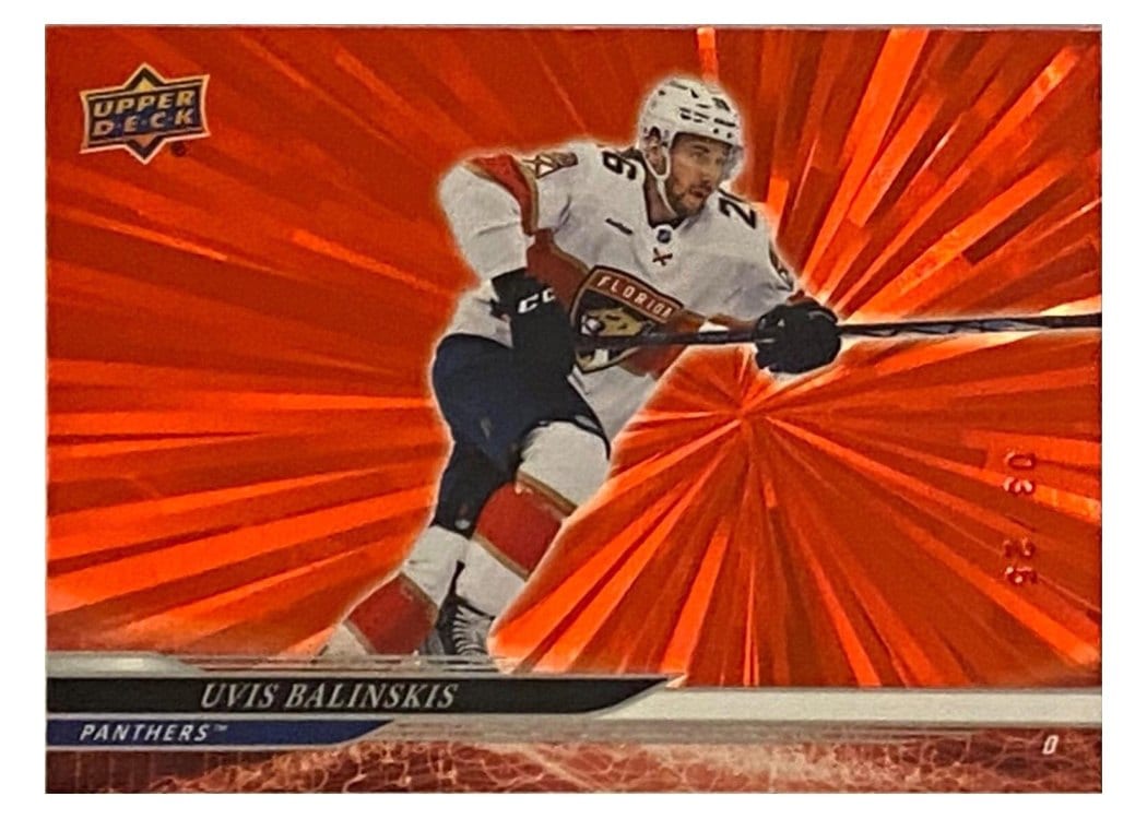 2024-25 Upper Deck Base Set Uvis Balinskis #322 card
