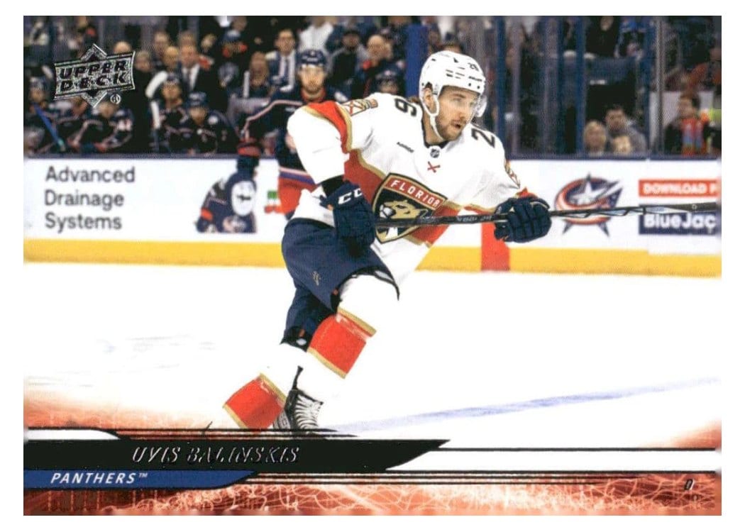 2024-25 Upper Deck Base Set Uvis Balinskis #322 card