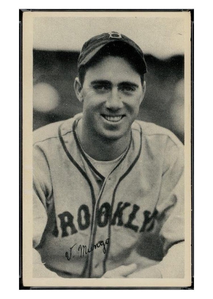1936 National Chicle Fine Pens V. Mungo card