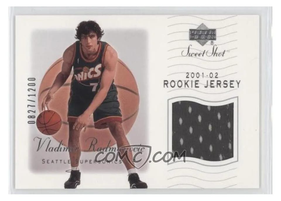 2001 Upper Deck Sweet Shot V. Radmanovic #94 card
