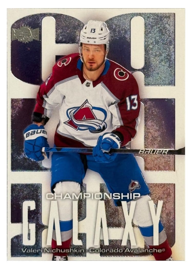 2025-26 SkyBox Metal Universe Championship Galaxy Valeri Nichushkin #CG-19 card
