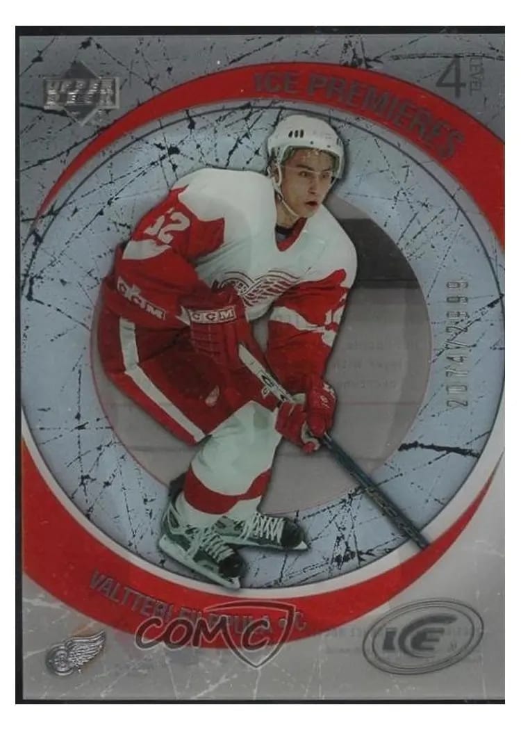 2005 Upper Deck Ice Valtteri Filppula #252 card