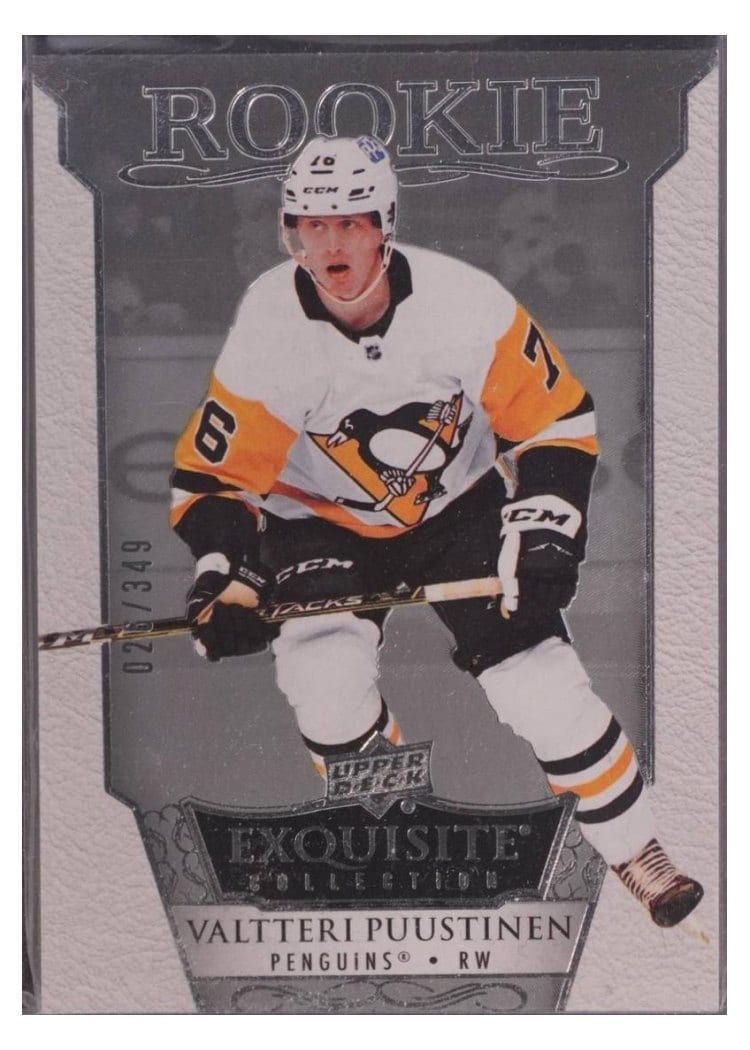 2022-23 Upper Deck Ice Exquisite Collection Rookies Valtteri Puustinen #R19 card
