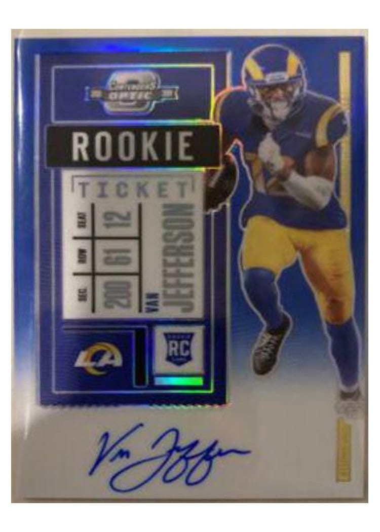 2020 Panini Contenders Optic Base Set Van Jefferson #124 card