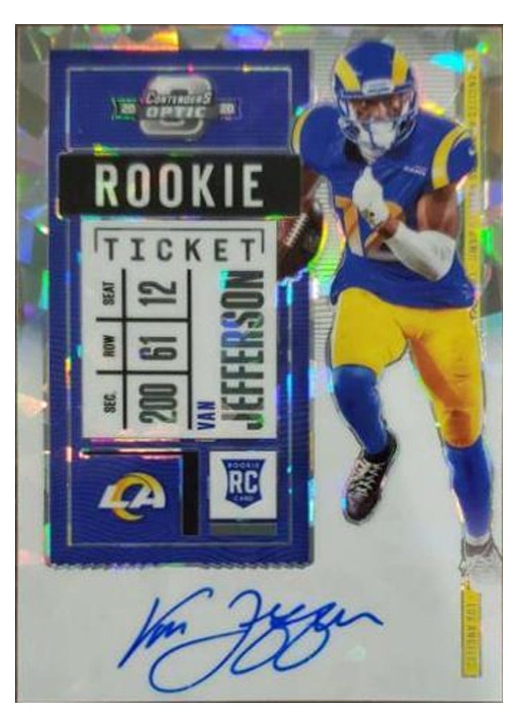 2020 Panini Contenders Optic Base Set Van Jefferson #124 card