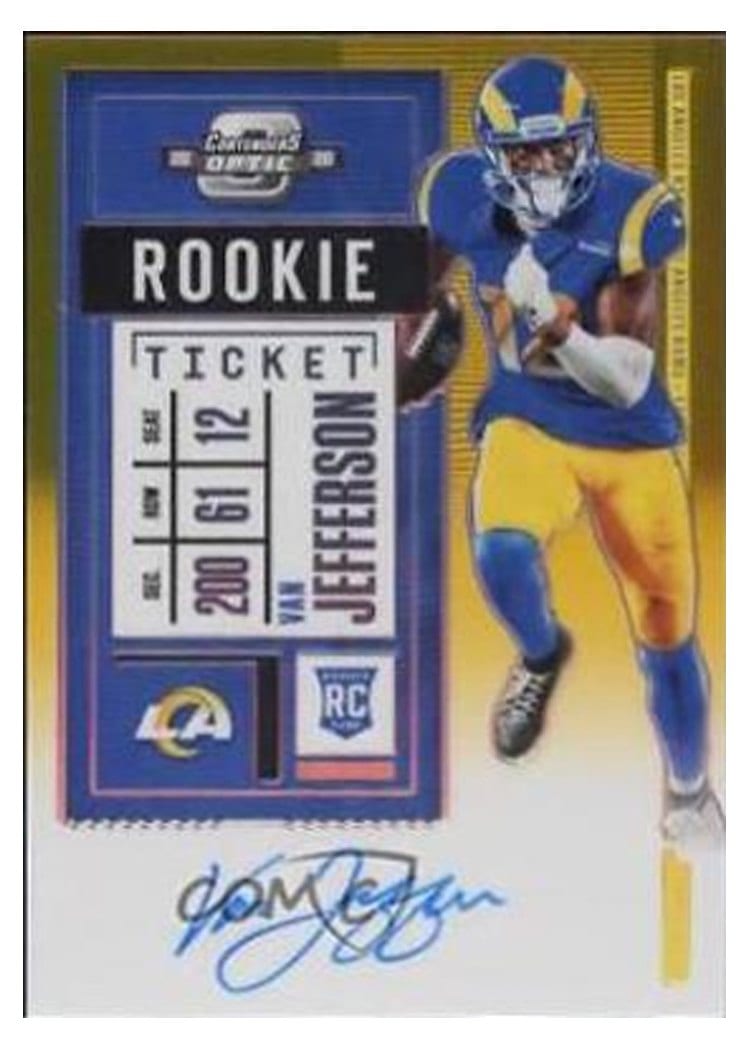 2020 Panini Contenders Optic Base Set Van Jefferson #124 card