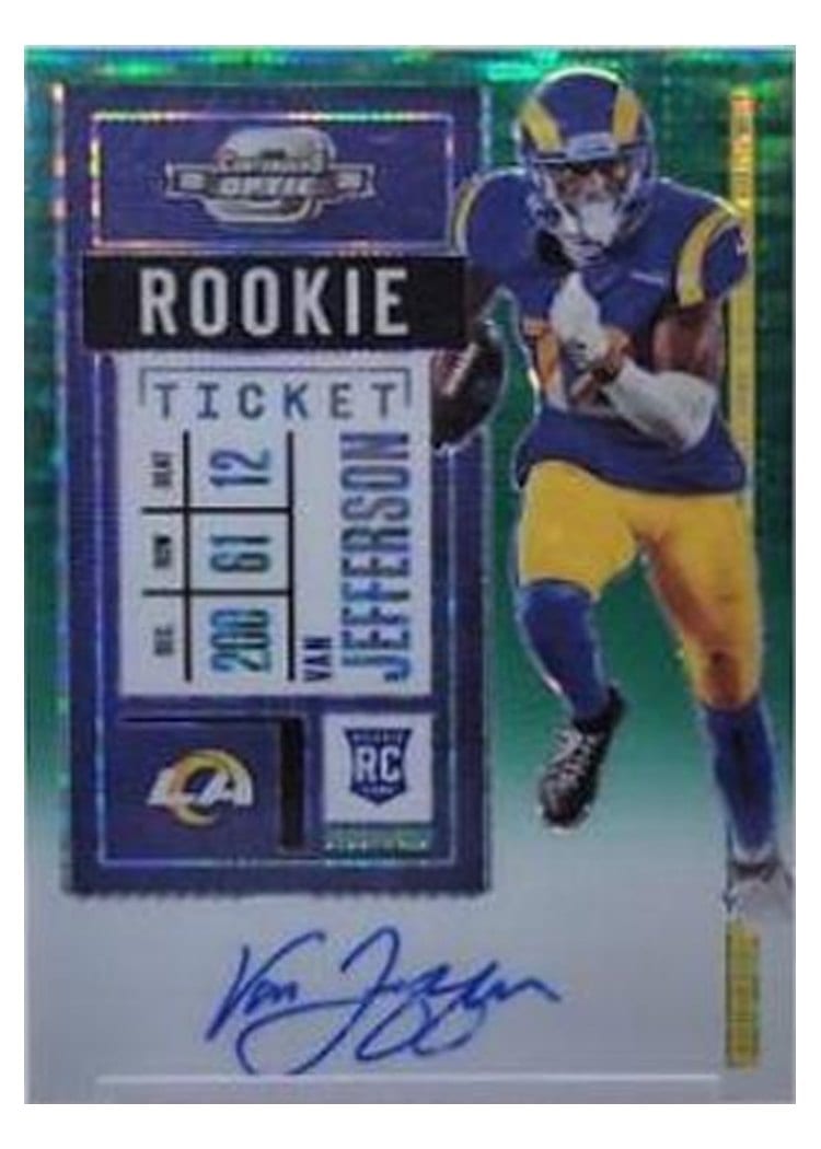2020 Panini Contenders Optic Base Set Van Jefferson #124 card
