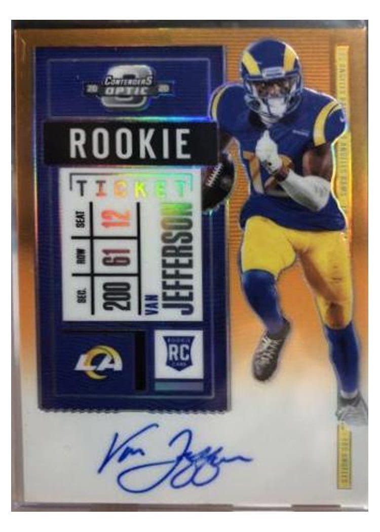 2020 Panini Contenders Optic Base Set Van Jefferson #124 card