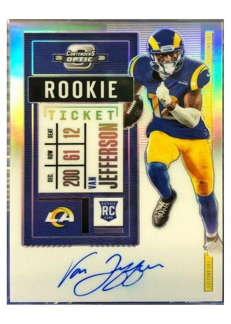 2020 Panini Contenders Optic Base Set Van Jefferson #124 card