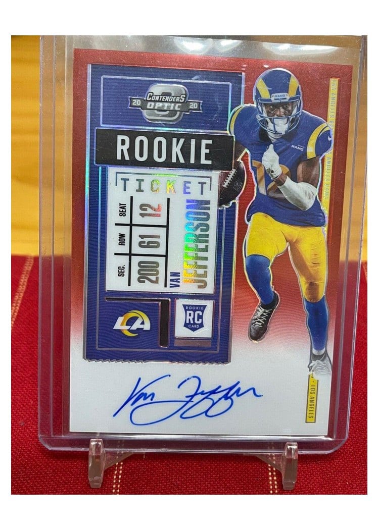 2020 Panini Contenders Optic Base Set Van Jefferson #124 card