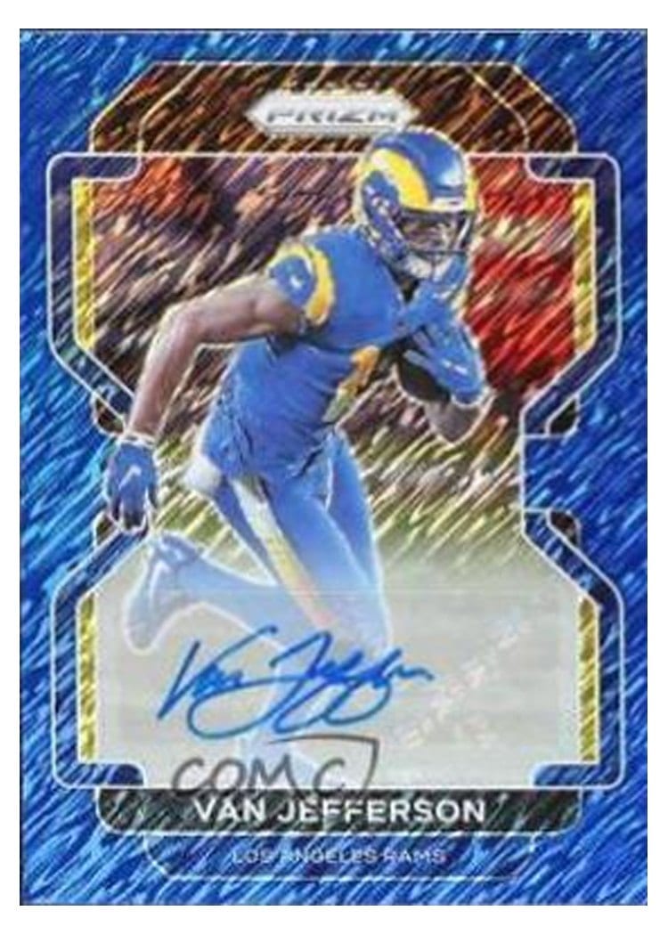 2021 Panini Prizm Base Set Van Jefferson #64 card