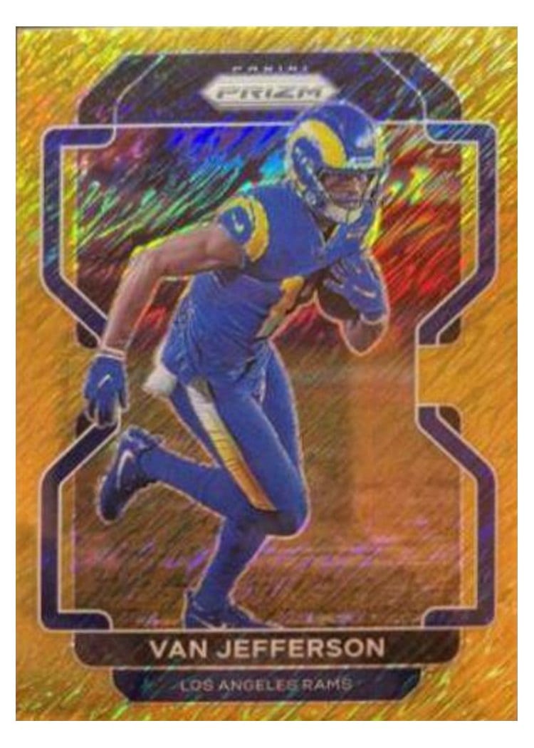 2021 Panini Prizm Base Set Van Jefferson #64 card