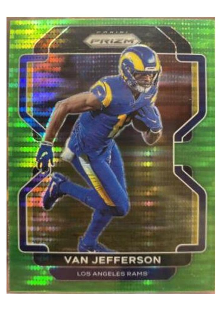 2021 Panini Prizm Base Set Van Jefferson #64 card