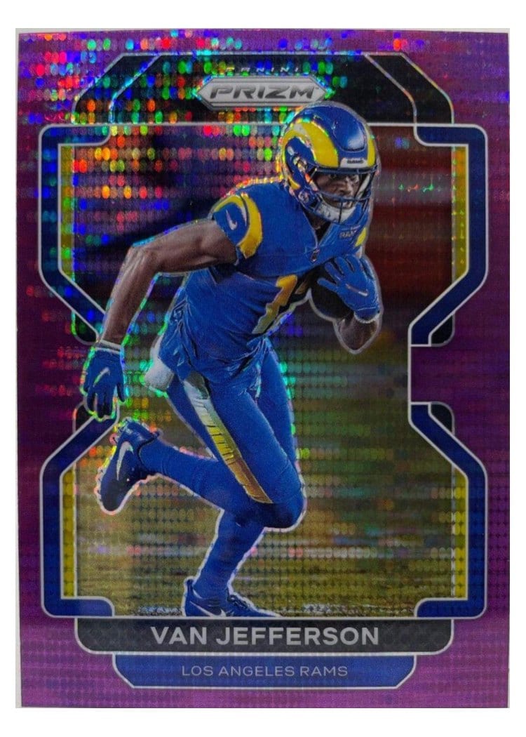 2021 Panini Prizm Base Set Van Jefferson #64 card