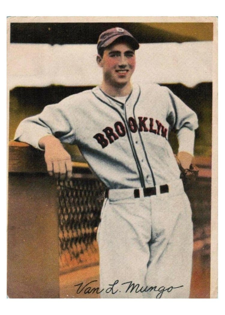 1936 R312 Van L. Mungo card