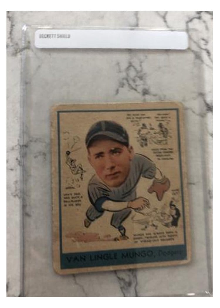 1938 Goudey Van Lingle Mungo #278 card